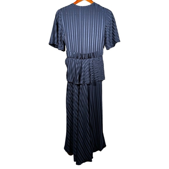 A.L.C. Avi Silk Tonal Stripe Maxi Dress - Picture 5 of 13